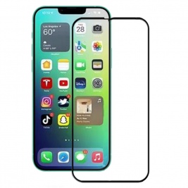 AMORUS Tempered Glass 3D Full Cover for iPhone 14/13/13 Pro-black