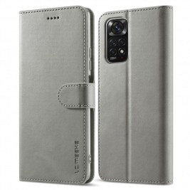 Θήκη Xiaomi Redmi Note 11/ 11S LC.IMEEKE Wallet Leather Stand-Grey