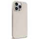 Crong Color Magnetic Θήκη MagSafe Premium Σιλικόνης Apple iPhone 14 Pro Max - Stone (CRG-COLRM-IP1467P-STN)