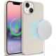 Crong Color Magnetic Θήκη MagSafe Premium Σιλικόνης Apple iPhone 14 Plus - Stone (CRG-COLRM-IP1467-STN)