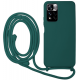 Vivid Silicone Lace - Θήκη Σιλικόνης με Λουράκι Λαιμού - Xiaomi Redmi Note 11 Pro Plus 5G - Pine Green (VISILACE22PINEGR)