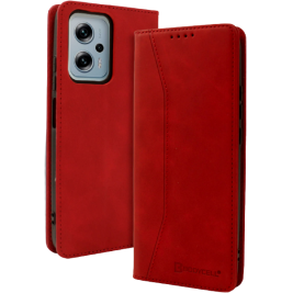Bodycell Θήκη - Πορτοφόλι Xiaomi Poco X4 GT - Red (5206015004360)