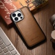 iCarer Oil Wax Leather Cover - Δερμάτινη Θήκη με TPU Bumper - Apple iPhone 14 Pro - Camel Tan (WMI14220718-TN)
