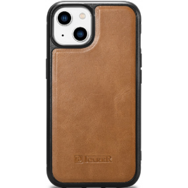 iCarer Oil Wax Leather Cover - Δερμάτινη Θήκη με TPU Bumper - Apple iPhone 14 - Camel Tan (WMI14220717-TN)