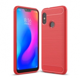 Θήκη Xiaomi Mi A2 Lite Carbon Case Flexible Cover-red
