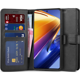 Tech-Protect Wallet - Θήκη Πορτοφόλι Xiaomi Poco F4 - Black (9589046924248)