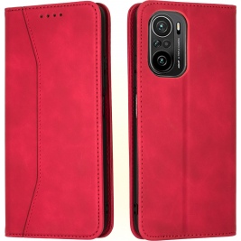 Bodycell Θήκη - Πορτοφόλι Xiaomi Poco F3 - Red (5206015063299)
