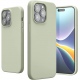 KWmobile Soft Flexible Rubber Cover - Θήκη Σιλικόνης Apple iPhone 14 Pro Max - Gray Green (59074.172)