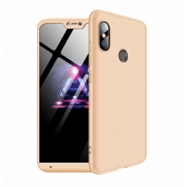 Θήκη Xiaomi Mi A2 Lite 360 Full Body Protection Front and Back Case-gold