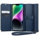 Spigen Wallet S - Θήκη Πορτοφόλι Apple iPhone 14 με Αποσπώμενο Λουράκι Χειρός - Classic Blue (ACS05420)