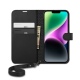 Spigen Wallet S - Θήκη Πορτοφόλι Apple iPhone 14 με Αποσπώμενο Λουράκι Χειρός - Black (ACS05421)