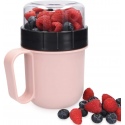 Navaris Breakfast To Go Cup - Φορητό Δοχείο Φαγητού - BPA Free - Pastel Pink (48893.01.33)