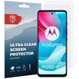 Rosso Ultra Clear Screen Protector - Μεμβράνη Προστασίας Οθόνης - Motorola Moto G60S - 2 Τεμάχια (8719246339844)