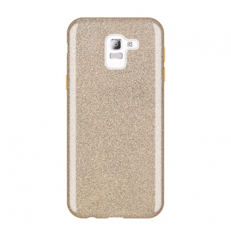 Θήκη Samsung Galaxy J6 2018 Wozinsky Glitter Case Shining Cover-gold