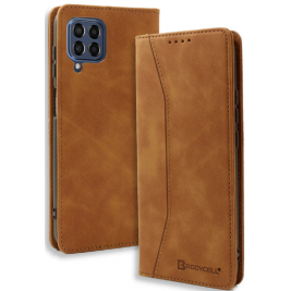 Bodycell Θήκη - Πορτοφόλι Samsung Galaxy M33 - Brown (5206015016028)