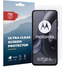 Rosso Ultra Clear Screen Protector - Μεμβράνη Προστασίας Οθόνης - Motorola Edge 30 Neo - 2 Τεμάχια (8719246375682)