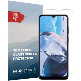 Rosso Tempered Glass - Αντιχαρακτικό Προστατευτικό Γυαλί Οθόνης Motorola Moto E22 / E22i - Clear (8719246376627)