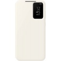 Official Samsung Smart Clear View Cover - Θήκη Flip με Ενεργό Πορτάκι Samsung Galaxy S23 Plus - Cream (EF-ZS916CUEGWW)