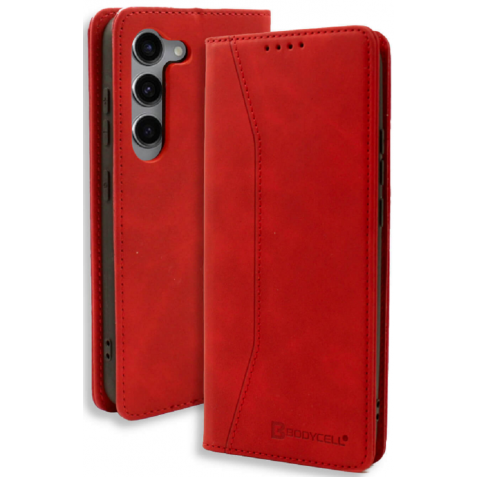 Bodycell Θήκη - Πορτοφόλι Samsung Galaxy S23 Plus - Red (5206015019791)