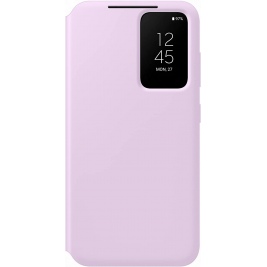Official Samsung Smart Clear View Cover - Θήκη Flip με Ενεργό Πορτάκι Samsung Galaxy S23 - Lilac (EF-ZS911CVEGWW)