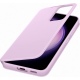 Official Samsung Smart Clear View Cover - Θήκη Flip με Ενεργό Πορτάκι Samsung Galaxy S23 - Lilac (EF-ZS911CVEGWW)