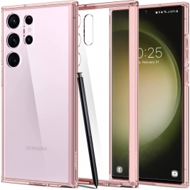 Spigen Ultra Hybrid Θήκη Samsung Galaxy S23 Ultra - Rose Crystal (ACS06079)