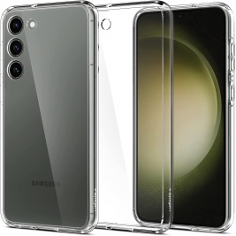 Spigen Ultra Hybrid Θήκη Samsung Galaxy S23 Plus - Crystal Clear (ACS05668)