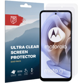Rosso Ultra Clear Screen Protector - Μεμβράνη Προστασίας Οθόνης - Motorola Moto G41 / G31 - 2 Τεμάχια (8719246353444)