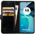 Rosso Element PU Θήκη Πορτοφόλι Motorola Moto G72 - Black (8719246376887)