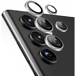 ESR Camera Lens Protector - Αντιχαρακτικό Προστατευτικό Γυαλί για Φακό Κάμερας Samsung Galaxy S23 Ultra - Silver (4894240175750)