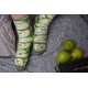 Rainbow Socks / Jar Socks - Βάζο με Κάλτσες Μέχρι τη Γάμπα από Βαμβάκι - Μέγεθος 41-46 - Blueberries Pears - 2 Ζευγάρια (JARBGL)