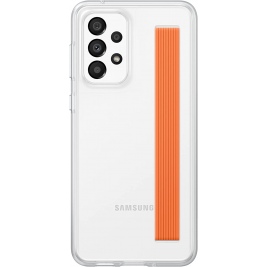 Official Samsung Slim Strap Cover - Διάφανη Σκληρή Θήκη Samsung Galaxy Α33 5G - Transparent (EF-XA336CTEGWW)
