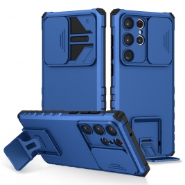 Armor Case with Kickstand for Samsung Galaxy S23 Ultra-Blue