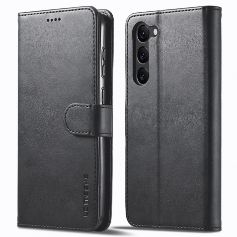 Θήκη Samsung Galaxy S23 Ultra LC.IMEEKE Wallet Leather Stand- Black