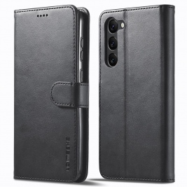 Θήκη Samsung Galaxy S23 LC.IMEEKE Wallet Leather Stand- Black