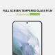 PINWUYO Tempered Glass Full Cover for Samsung Galaxy S22+/ S23+ (support fingerprint unlock)-black