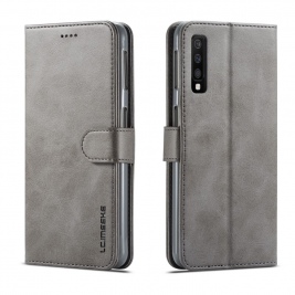 Θήκη Samsung Galaxy A7 2018 LC.IMEEKE Wallet Leather Stand-Grey