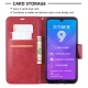 Θήκη Huawei Y7 2019 Leather Wallet Stand Phone Case-Red
