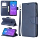 Θήκη Huawei Y7 2019 Leather Wallet Stand Phone Case-blue