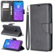 Θήκη Huawei Y7 2019 Leather Wallet Stand Phone Case- Dark grey