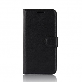 Θήκη Xiaomi Redmi Note 6 Pro Litchi Grain Stand Case-Black