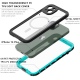 Θήκη αδιάβροχη iPhone 14 Plus Waterproof Covering Clear Back case Redpepper-Black/Blue