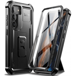 Tech-Protect Kevlar Pro - Full Body Ανθεκτική Θήκη - Samsung Galaxy S23 - Black (9490713932285)