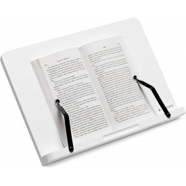Navaris Bamboo Book Stand - Ρυθμιζόμενη Βάση Ανάγνωσης Βιβλίου / iPad / Tablet / eReader από Μπαμπού - 33 x 24cm - White (52801.2.02)