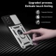 Bodycell Armor Slide - Ανθεκτική Θήκη Samsung Galaxy S21 5G με Κάλυμμα για την Κάμερα & Μεταλλικό Ring Holder - Silver (5206015014444)