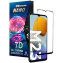 Crong 7D Nano Flexible Glass - Fullface Αντιχαρακτικό Υβριδικό Γυαλί Οθόνης Samsung Galaxy M23 - Black - 0.3mm (CRG-7DNANO-SGM23)