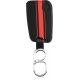KWmobile Σκληρή Θήκη Κλειδιού με Κρίκο VW Golf - 3 Κουμπιά - Rally Stripe / Red / Black (51038.02)