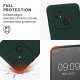 KWmobile Soft Slim Flexible Rubber Cover with Camera Protector - Θήκη Σιλικόνης Xiaomi Redmi 10C με Πλαίσιο Κάμερας - Moss Green (59229.169)
