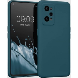 KWmobile Soft Slim Flexible Rubber Cover with Camera Protector - Θήκη Σιλικόνης Realme GT Neo 3T με Πλαίσιο Κάμερας - Teal Matte (59246.57)