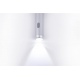Allocacoc FlashLight Nightlight Recharge - Επαναφορτιζόμενος LED Φακός Αλουμινίου με Βάση Σιλικόνης - 600 Lumens - Μπαταρία 2600 mAh - Silver / Cool - 2 Έτη Εγγύηση (10526SV/FLSHBC)